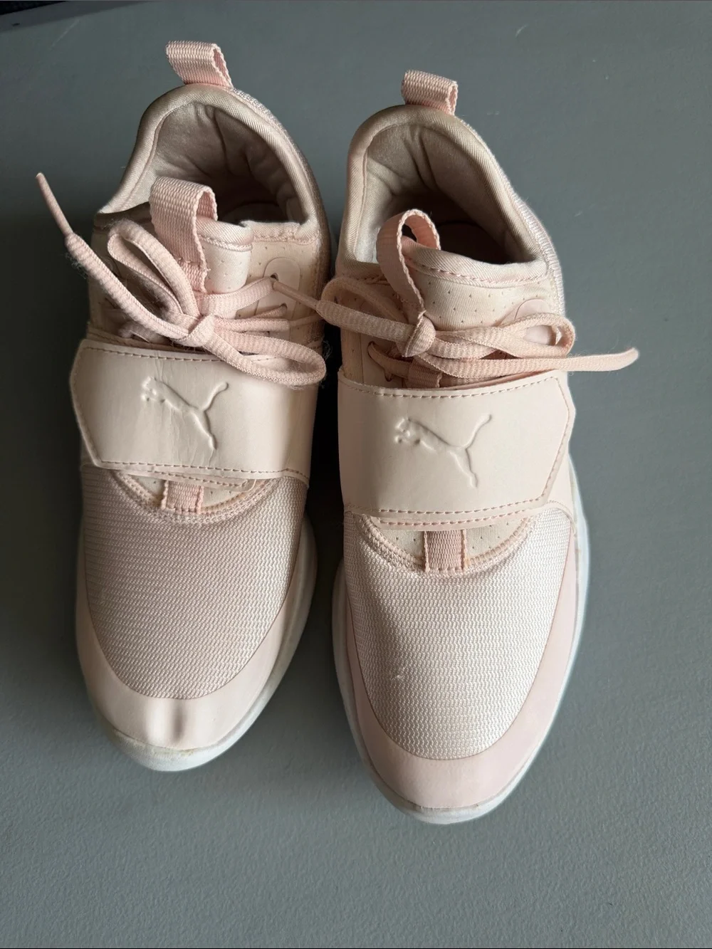 Puma kids Light Pink Slip-On Athletic Sneakers